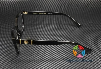GUCCI GG0634O 001 Cat Eye Black Gold Black Demo Lens 55 mm Women 4
