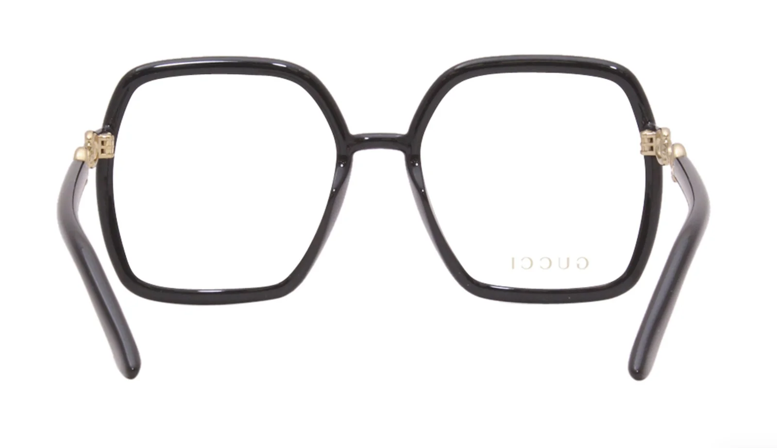 GUCCI GG0890O 001 Geometrical Black Shiny Demo Lens 55 mm Women 3