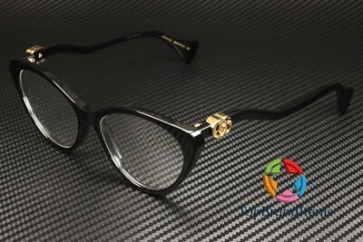 GUCCI GG1013O 001 Cat Eye Black Shiny Demo Lens 55 mm Women